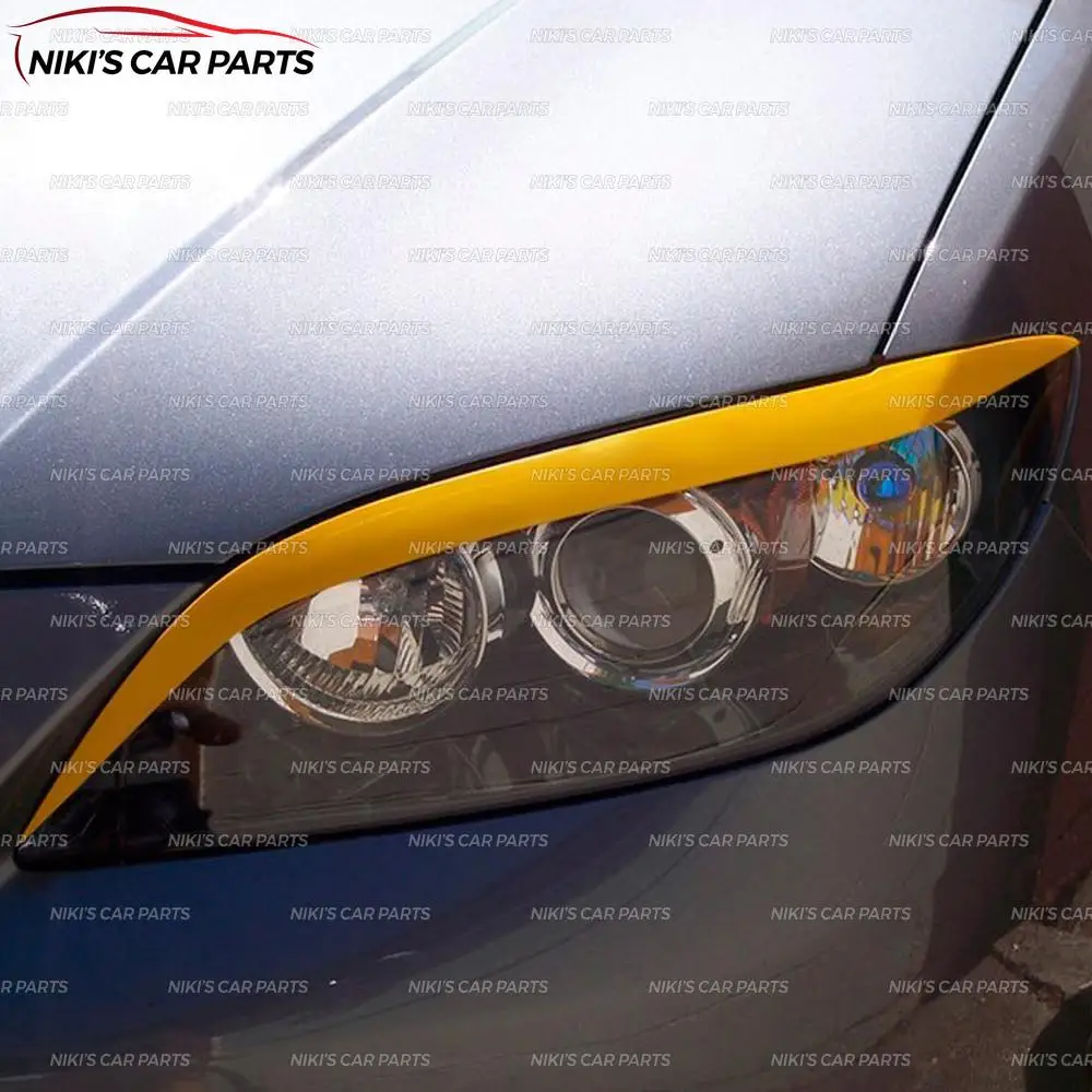 Брови на фары чехол для Mazda 3 SD 2003-2008 ABS пластиковые реснички ресницы для украшения автомобиля Стайлинг тюнинг