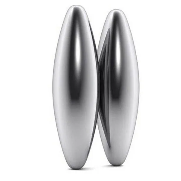 

Powerful Magnetic Hematite Specimens Beads Oval Shape Rattlesnake Eggs Singing Magnets Children Gifts 1 Pair/lot For Childern