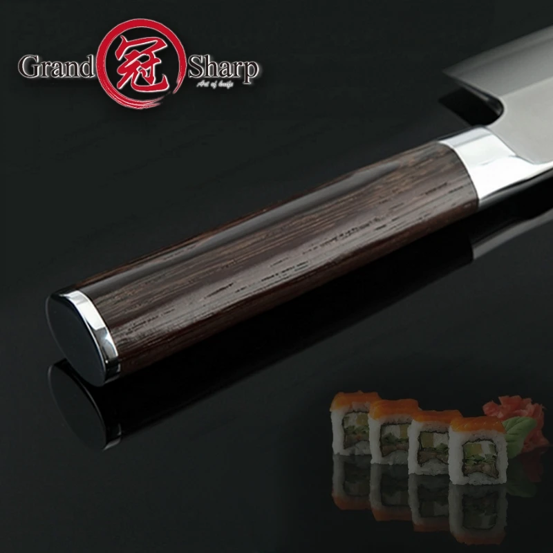 Кухонный нож 8,2 дюймов японские ножи Deba резка рыбы кухонные ножи из нержавеющей стали шеф-повара кухонные инструменты японская кухня PRO