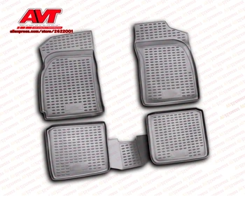 

Floor mats for Chery Fora A-520 2006- 4pcs rubber rugs non slip rubber interior car styling accessories