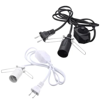 

Smuxi Light Dimmer Cord Wire Light Switching US Plug Power Dimming Button Switch 1.5m Line Cable LED Lamp E12 Socket