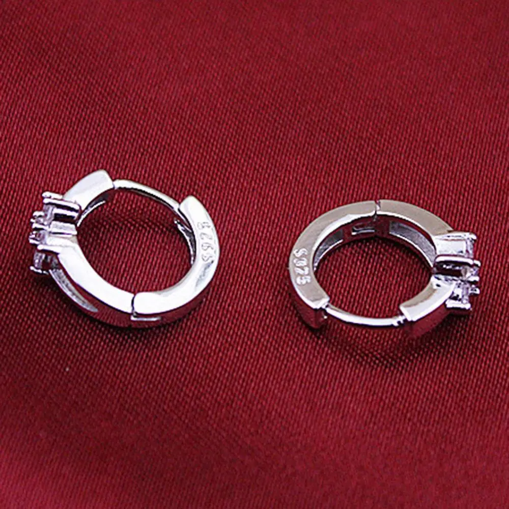 Серьги кольца женские с серебряным покрытием в виде снежинки|ear hoop earrings|drop earringshoop