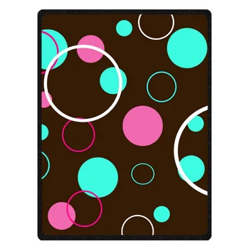 

2018 Home bedclothes Flannel blankets DIY Bed Blanket Adults Polka Dot bed sheets sofa/Travel/camping Portable Blanket