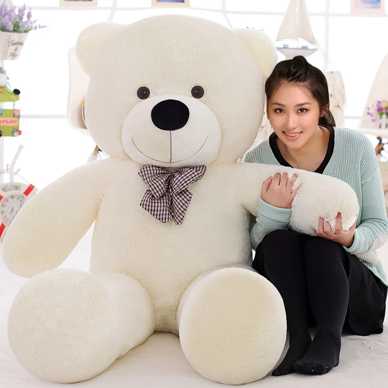 

180CM Giant teddy bear soft toy huge large big stuffed toys plush life size kid baby dolls lover girl toy Christmas gift