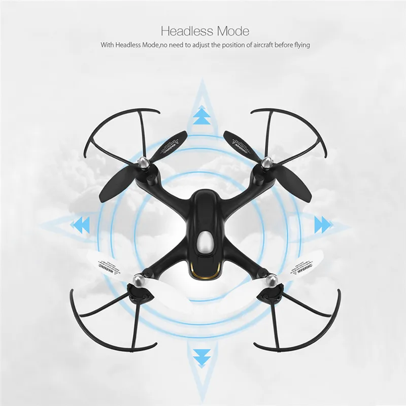 Eachine E33W WiFi FPV с камерой Безголовый светодиодный светильник для RC FPV Дрон Квадрокоптер Вертолет игрушка RTF VS E50 E52 E50S