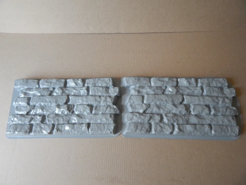 2 шт пластиковые формы для бетона и штукатурки стены каменный цемент плитки "ласточкин хвост" для декоративных стен пластиковые формы Лучшая цена