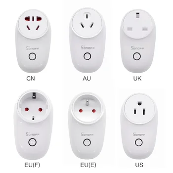 

Sonoff S26 WiFi Smart Socket US/UK/CN/AU/EU Wireless Plug Power Sockets Smart Home Switch Work With Alexa Google Assistant IFTTT