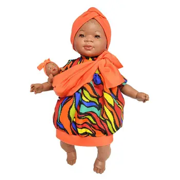

Doll Nines 45 cm MARIA CON BEBE мягконабивная (N1261G)
