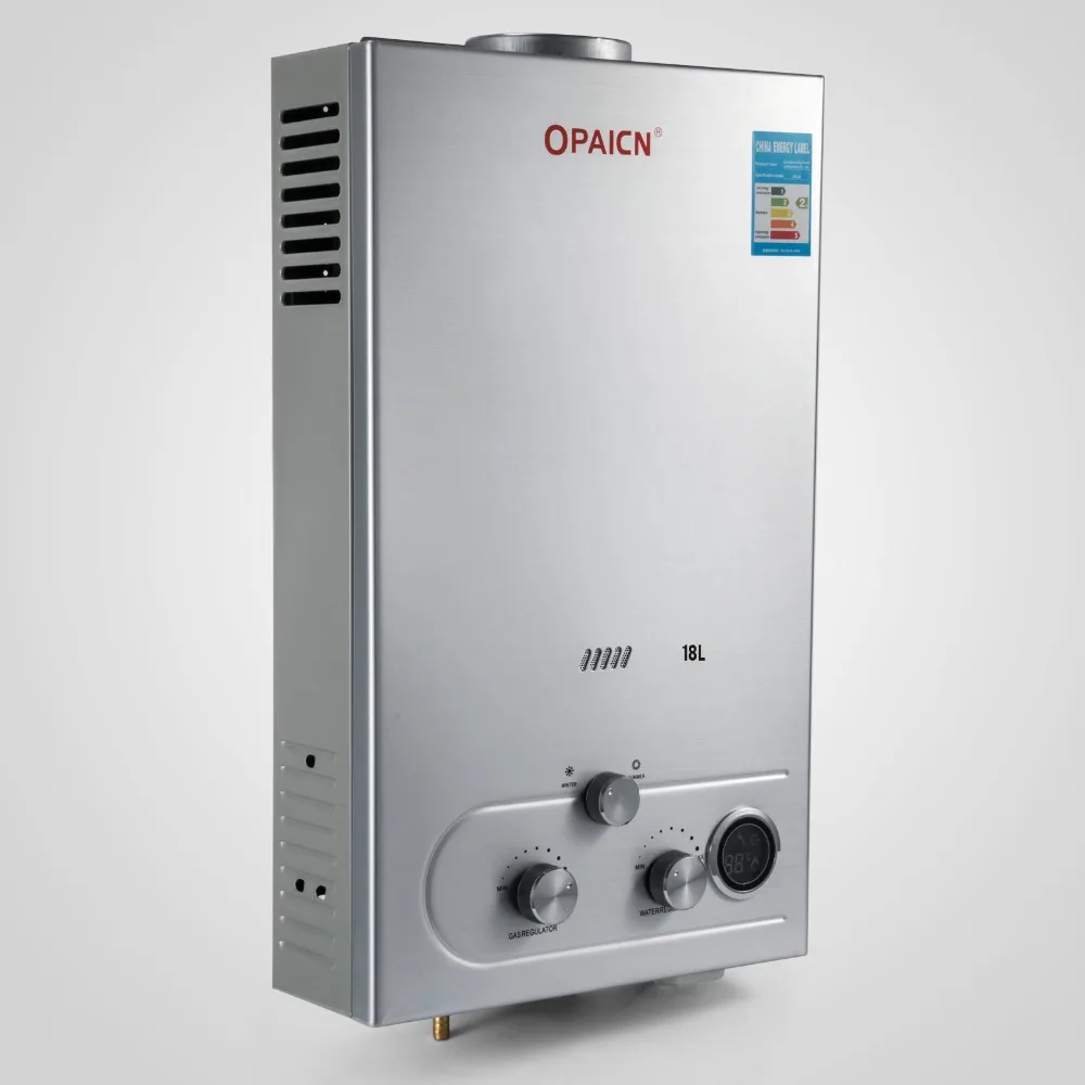 

Bathroom Shower 18L 4.8GPM LPG Propane Gas Hot Water Heater