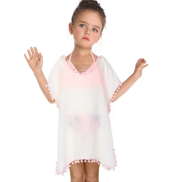 Girls Chiffon Unicorn Cover-up Beach Swimsuit