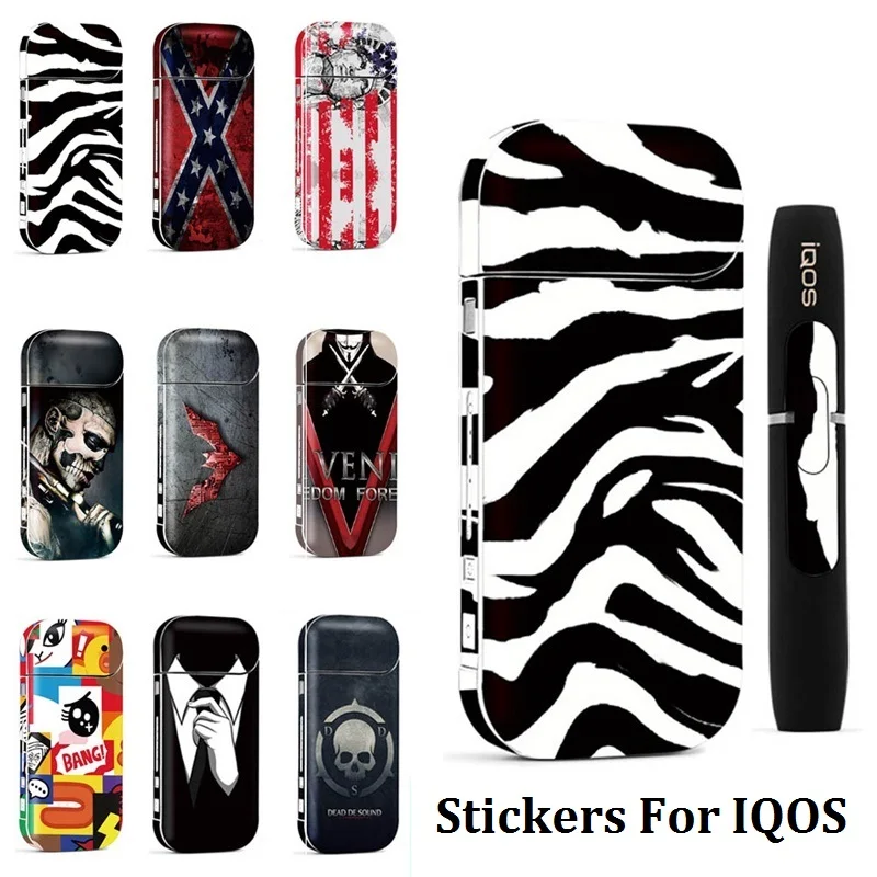 

New Arrival Christmas Series Sticker Skin Suitable Electronic Cigarette PVC Material Sticker Case For IQOS 2.4 Plus