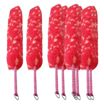

Yibuy 10pcs Musical Instruments Accessories Red Cleaning Brush for Clarinet Flute Oboe