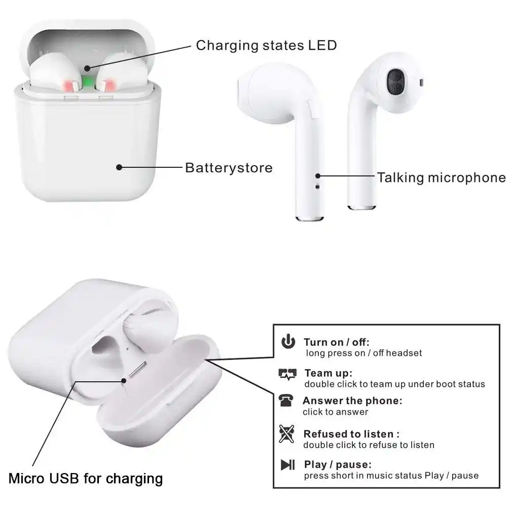 tws f10 pro wireless earbuds