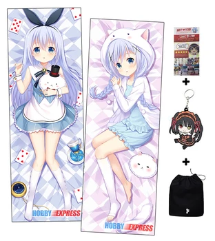 

Hobby Express Chino Kafuu Dakimakura Japanese Otaku Waifu Hugging Body Pillow Cover H3916A
