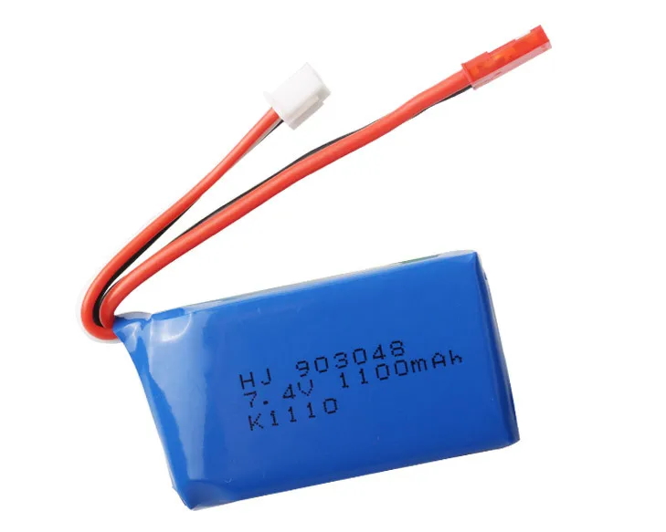 3 шт. для Wltoys A949 A959 A969 A979 K929 LiPo батарея 7,4 V 1100mah 903048 25c Lipo батарея для RC вертолета самолета автомобилей лодки