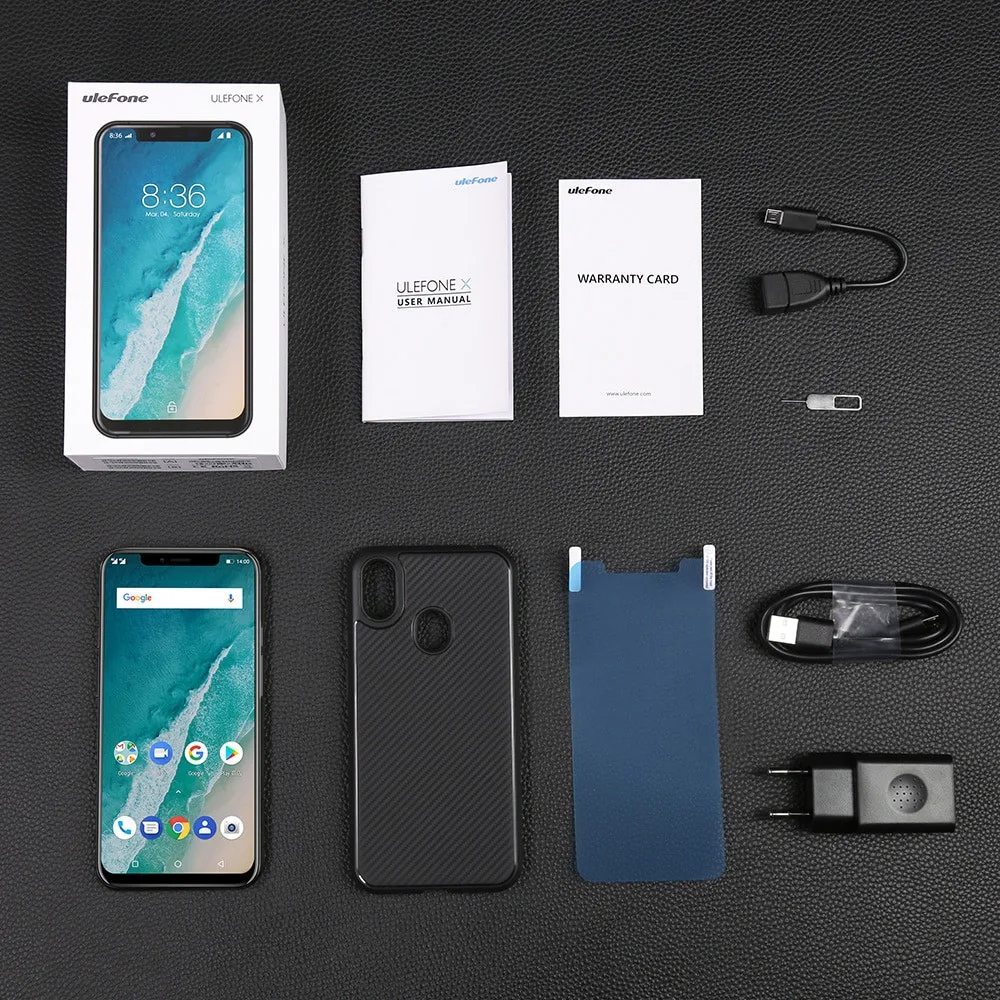 ULEFONE X 4 ГБ ОЗУ 64 Гб ПЗУ MTK 2 0 ГГц Восьмиядерный 5 85 дюймов HD + полный экран Двойная