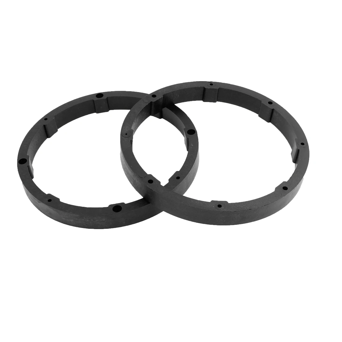 UXCELL 2 Pcs Plastic Soild 6.5" Outside Dia Car Speaker Spacers Mat For on