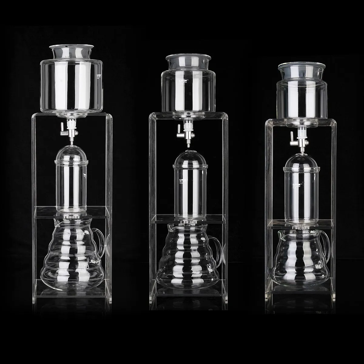 Luxury 350ML/580ML/800ML Glass Coffee Cold Drip Pot Ice Brewed Coffee Maker Coffee Dripper Pot