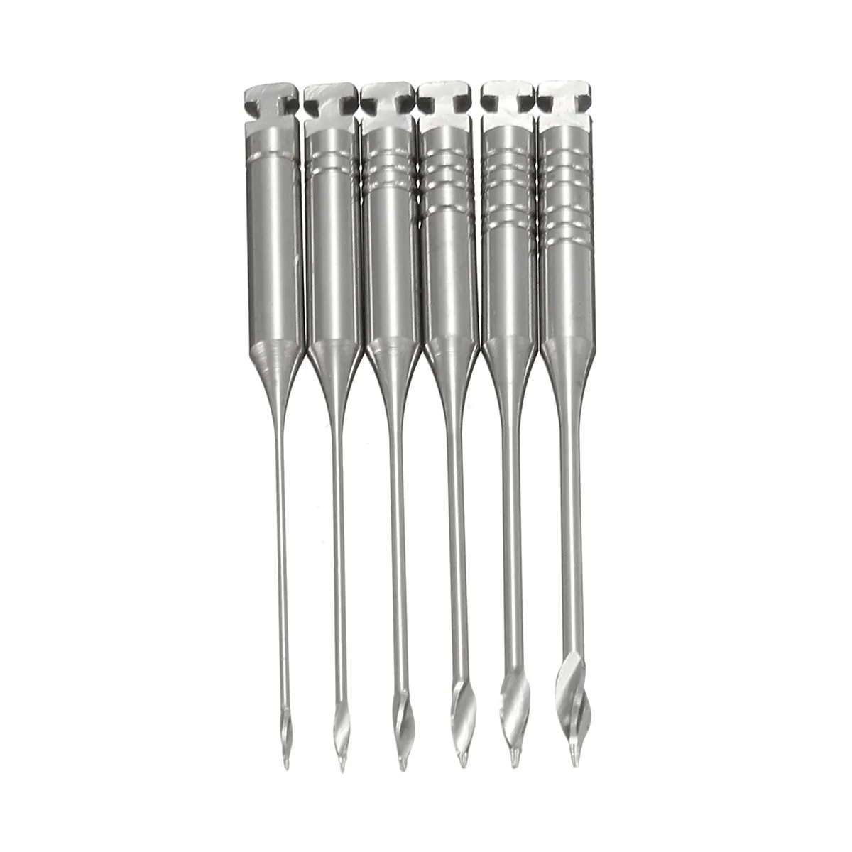6PCS/Set Dental Endodontic Reamers Drill Burs 32mm Dental Drills Gates