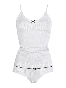 

Matching polka dot top + briefs