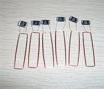 

33*9mm NFC 213 COB COIL AND CHIP 144BIT 13.56MHZ ISO14443A chips and antennas tags