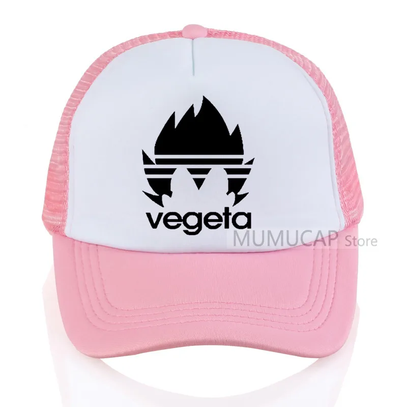 Vegeta бейсбольная кепка s для мужчин и женщин, летняя кепка для водителя грузовика, унисекс, уличная сетчатая Кепка для отдыха, бейсболка - Цвет: Розовый