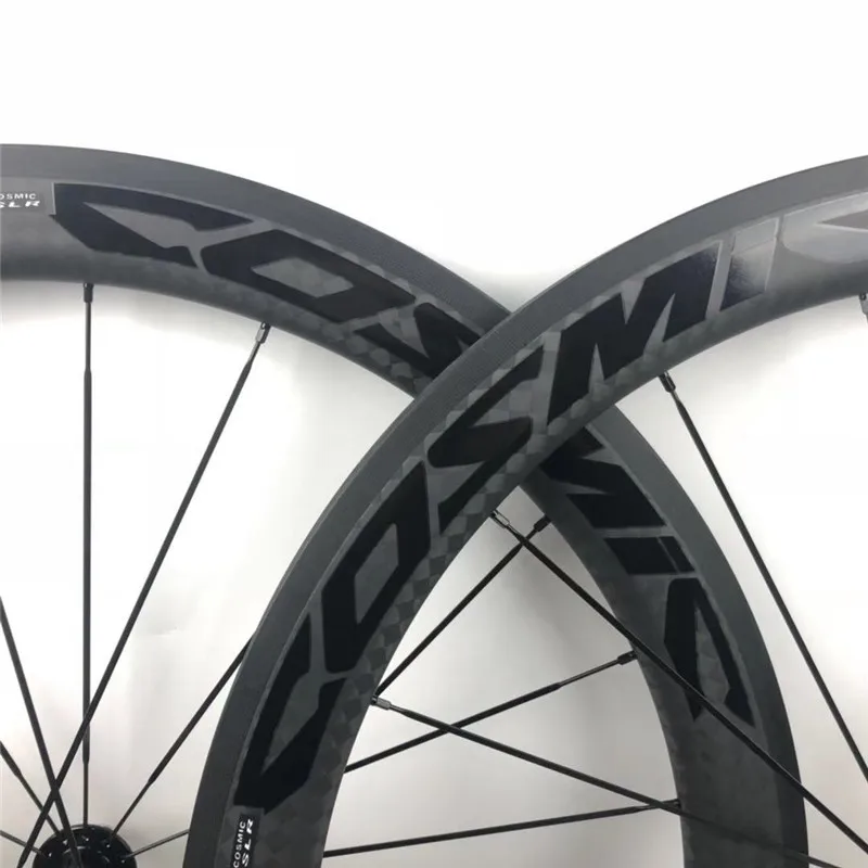 Perfect 2018 COSMIC PRO Full Carbon Road Wheels,CARBON SL C/T 700C Bicycle Carbon Wheels Carbon Fiber Bicycle Wheels Tubular Clincher 1