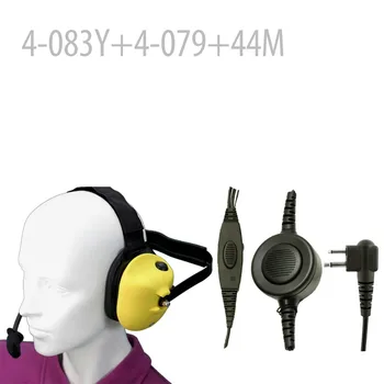 

Heavy duty Noise reduction Headset(Y)+Mini Din Plug 44-M for CP88 CP100 CP150 CP200 CT150 CT250 FD-150A FD-160A FD-460A