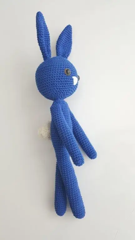 45 см, вязанная крючком игрушка ручной работы, милый кролик амигуруми, вязанная плюшевая детская мягкая кукла с животными, детская игрушка для малышей