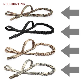 

Tactical 1 Point Adjustable Dog Sling Belt Elastic Bungee Snap Hook Airsoft Sling