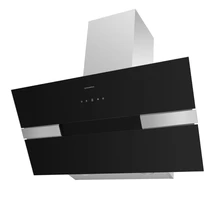 Кухонная вытяжка MAUNFELD Mersey 90 нержавеющая сталь\черное стекло