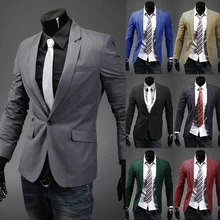 Дизайн с металлической пряжкой мужской сам-изысканный костюм