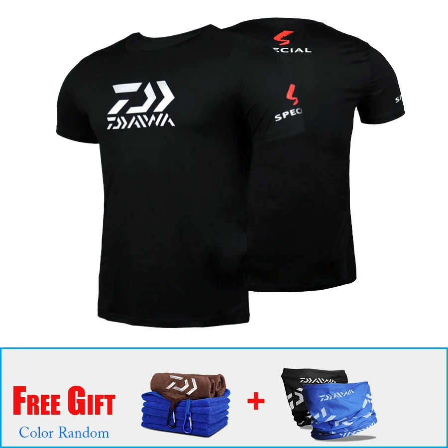3 шт./лот, одежда для рыбалки с коротким рукавом, мужская летняя черная хлопковая футболка для рыбалки, дышащая Спортивная футболка для бега на открытом воздухе
