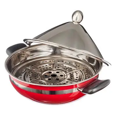 Тажин Пароварка &quotVETTA&quot d26 см нержавеющая сталь|double pan|pan doubleinduction pan |