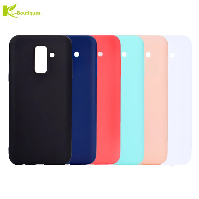 

A6 2018 Candy Silicon Case for Fundas Samsung Galaxy A6 Plus 2018 Cases on for Samsung A 6 A6Plus 2018 Slim TPU Soft Phone Cover