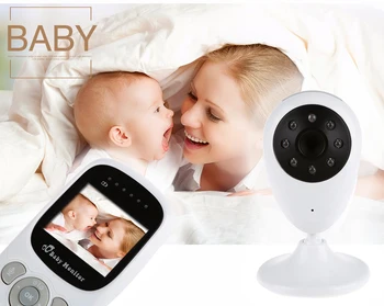 

Wireless Baby Monitor Smart Radio Babysitter 480TVL Video Night Vision Music Temperature Display Nanny 2017 Brand New in HOT !