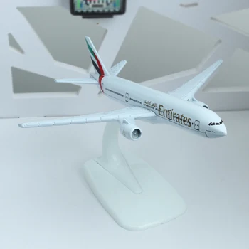 

16cm United Arab Emirates B777 Airline Plane Model Alloy Boeing 777 Aviation Model Aircraft Airplane Model Stand Craft 1:400