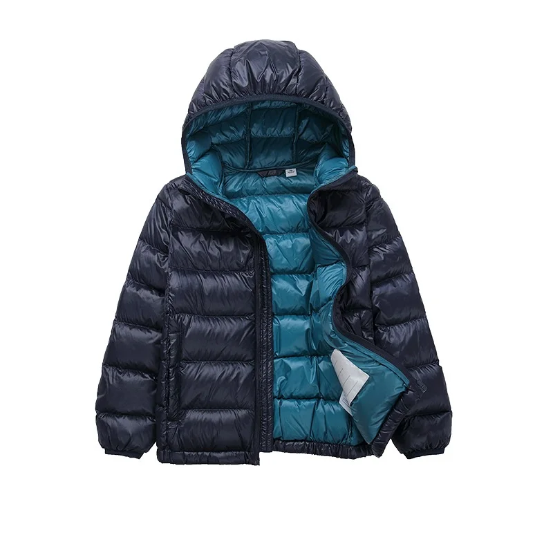 Ultra Light Children Winter Boys Down Jacket coat Hooded Overcoat Girls Duck Coats Snowsuit Teenages Outerwear WSD7102417