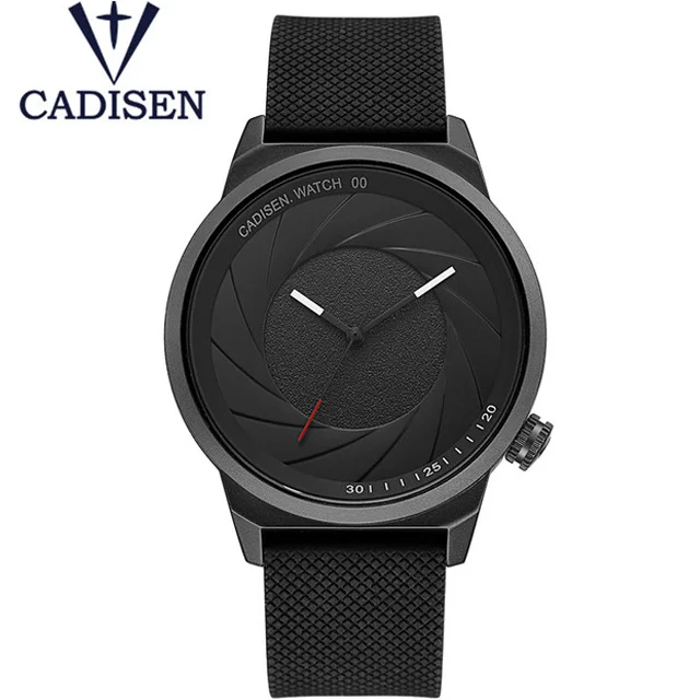 

cadisen Brand Watch Ultra Thin Stainless Steel Clock Men Women Unisex Sport Wristwatch Men Silica Gel Watch Relogio Masculino
