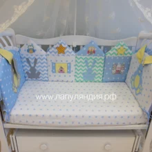 Бортики в кроватку для новорожденного в детскую кроватку бортики домики бортики подушки для мальчика