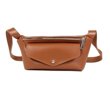 Женская маленькая сумка в простом стиле из искусственной кожи, модные поясные сумки, винтажная сумка через плечо, женская сумка, милая CJUU99H