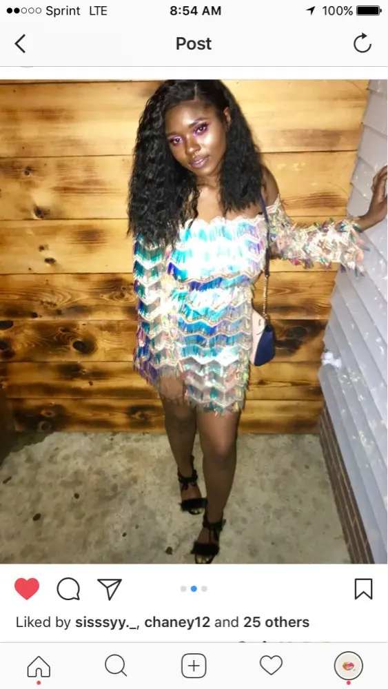'Start The Show' Festival Sequin Dress photo review