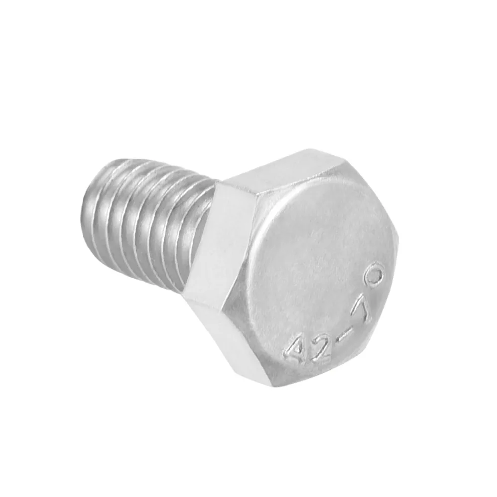 

UXCELL 30Pcs Bolts M6 Thread 10mm 304 Stainless Steel Hex Head Screws Bolts Fastener For Home Office Appliance Hardware