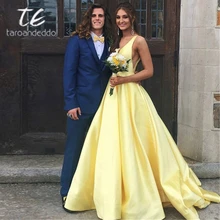 Пикантные Глубокий V средства ухода за кожей шеи длинное пятно трапециевидной формы вечерние платья с открытой спиной для женщин вечернее платье для выпускного вечера с карманами