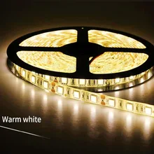 LAIMAIK LED Strip Light with self Adhesive DC12V 5m 300LEDs/Lot LED Ribbon Tape SMD5050 RGB LED Strip for Home Lighting RGBW