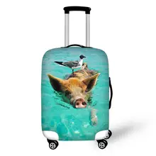 Animal Pig Print Travel Accessories Suitcase Protective Covers 18-32 Inch Elastic Luggage Dust Cover Case Stretchable Animal Pig Print Travel Accessories Suitcase Protective Covers 18-32 Inch Elastic Luggage Dust Cover Case Stretchable