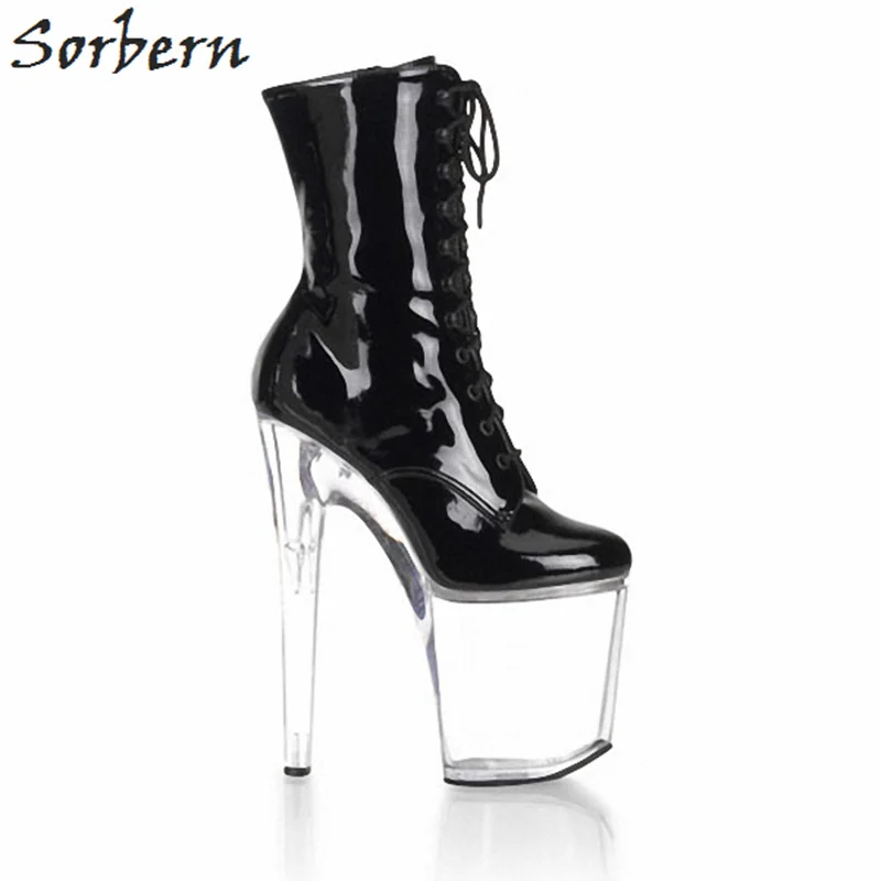 perspex wide fit heels