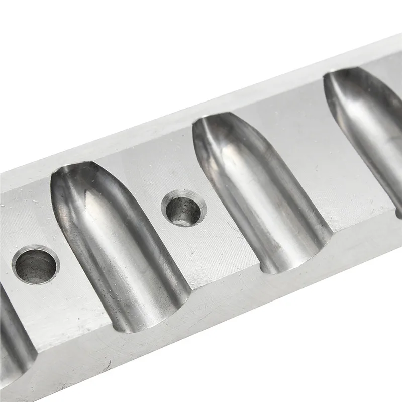 12 полостей/отверстий губная помада Форма из алюминиевого сплава 12,1 мм алюминиевая Губная помада 12 полостей отверстия для DIY губ Плесень Для Наполнения