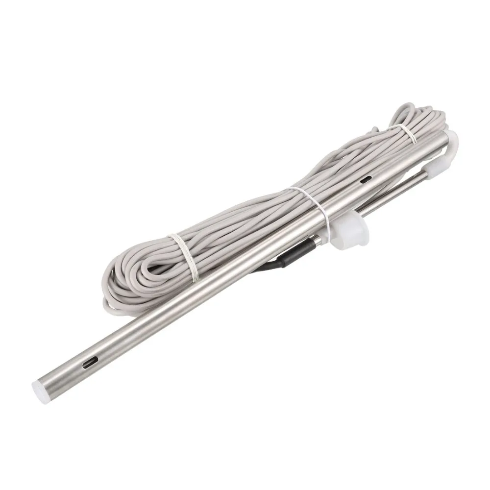 

UXCELL 1PCS Water Temperature Level Sensor Probe with 17M Cable for Solar Energy Water Heater Controller 2/4 Cores Side Mounting