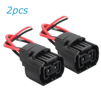 

2Pcs 5202 5201 2504 H16 9009 PS24W Car Fog Lights Bulbs Female Connector Wiring Harness Plug Base
